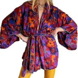 Chasing unicorns That summer silk satin kimono